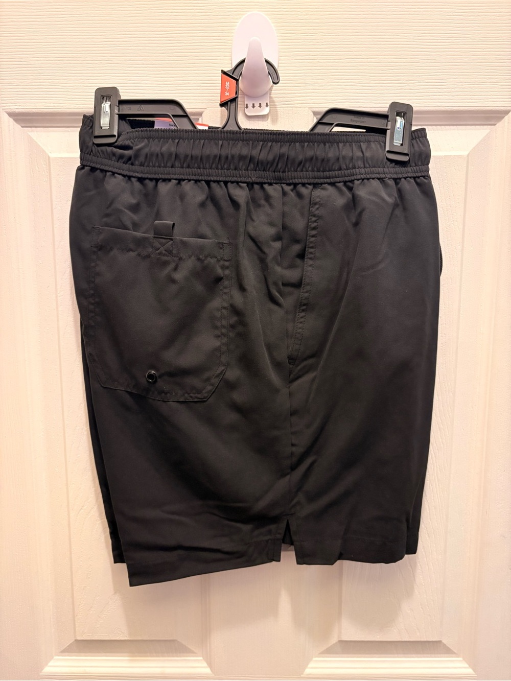 George Black Athletic Swim Shorts with Elastic Waist